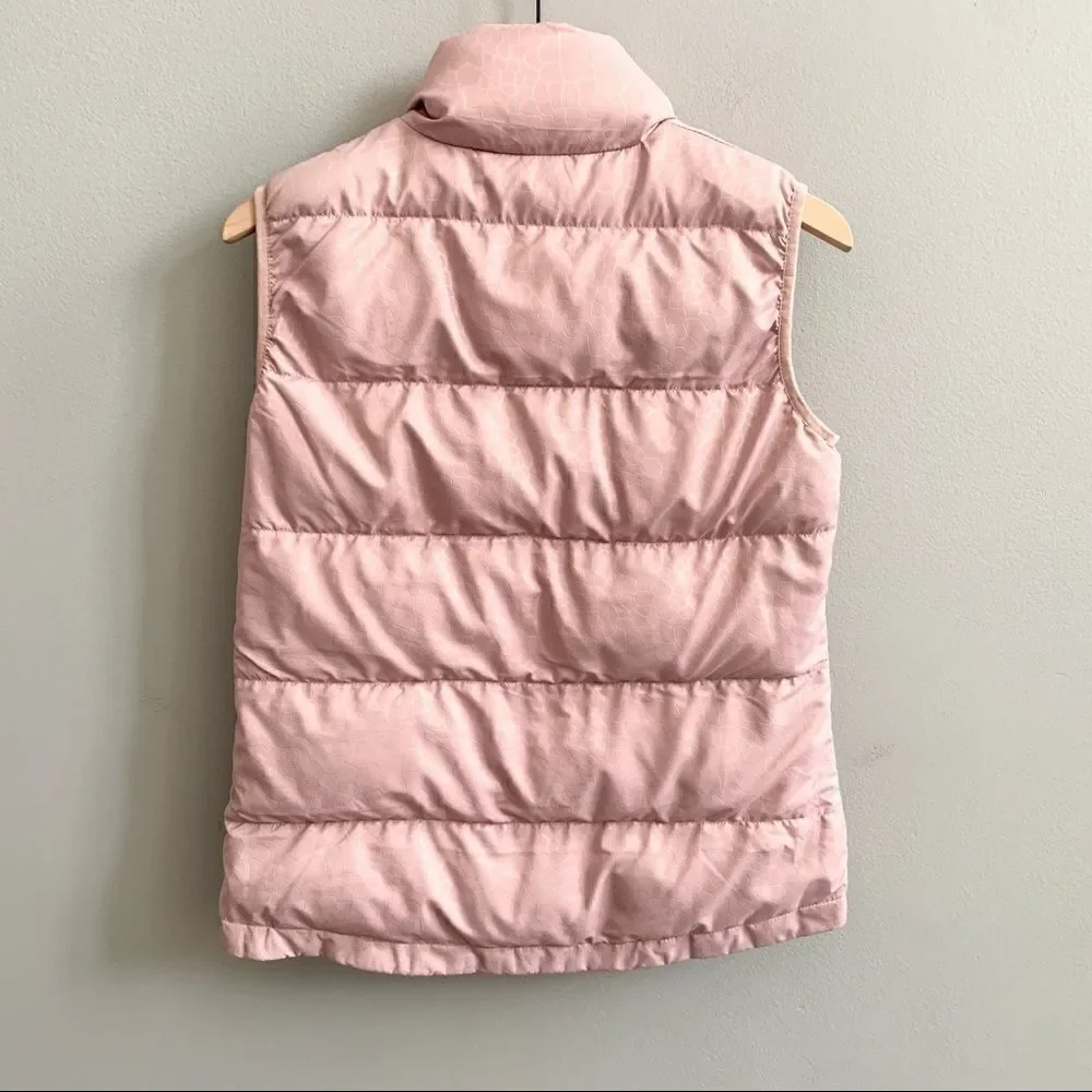 Daily Sports of Sweden Lavender Pink Padded Zip Up Vest Size Medium